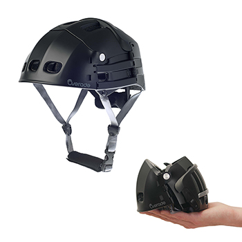 PlixiFit Black Folding Helmet